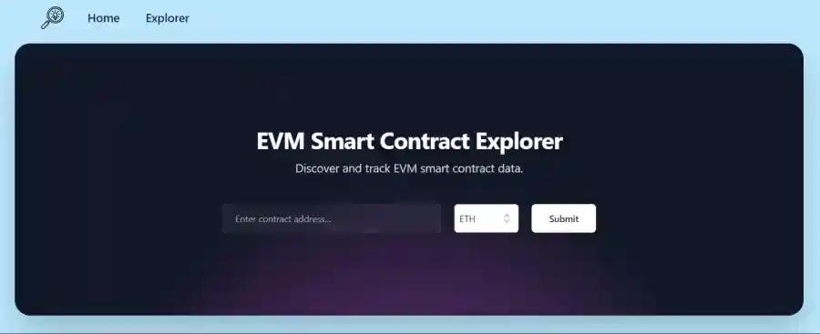 EVM Explorer - Tracking Smart Contract Transaction Data