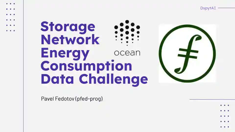 Filecoin Storage Network Energy Consumption Data Challenge